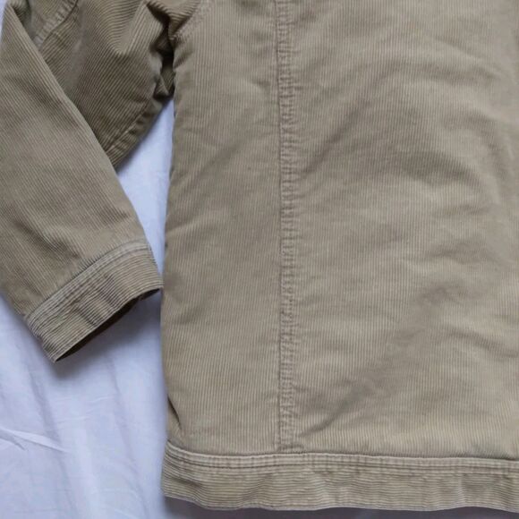 Faded Glory Brown Corduroy Fleece Lined Chore Barn Coat Jacket Boys Size M 8-10 - Picture 10 of 13